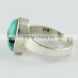 Royston !! Turquoise 925 Sterling Silver Ring, Gemstone Silver Jewellery, Silver Jewellery thumbnail-4