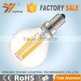 E14 Led Bulb Filament G45F 4W CE-LVD/EMC, RoHS, TUV-GS Approved Aluminium Glass thumbnail-1