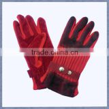 winter suede sporty gloves