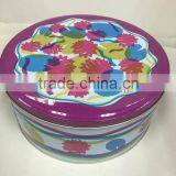 Hot Design Customized Round Tin Box for Packaging/Chocolate Tin Box/biscuit Tin Box thumbnail-1