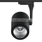 TIWIN Top Quality High CRI High Power Black Commercial 25W COB Art Gallery led track light fixture for Stores, shopping mall