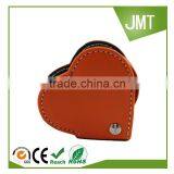 2016 New Item Heart Shape Pretty pu Leather Alarm Clock thumbnail-6