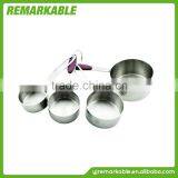 Good Shape Custom Size Stainless Steel Measuring Cups Set