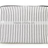 Fashion Strips Canvas Cosmetic Bag thumbnail-3