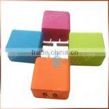 CE RoHS FCC Quality Dual Port Square 2.1A Travel USB Charger thumbnail-1