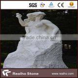Marble Stone Carving and Sculpture Woman Outdoor Statues thumbnail-1