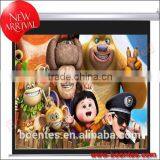 Electric Wall Mount 1:1 84 Inch Motorized Projection Screen for Office Presentation Equipment thumbnail-3