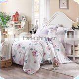 Fresh and Elegant New Designs Home Textile Fabric Bed Sheet /padded Comforter Sets / White Hotel Bed Sheet Wholesale thumbnail-1