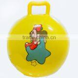 25cm Size Inflatable Pvc Bouncing Hopper Ball for Kids With Handle thumbnail-3