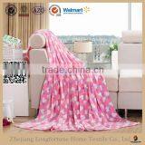 Manufactory Walmart China Home Textile Cute Custom Warm Cuddly Cotton Blanket
