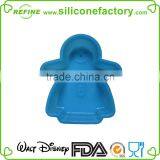 FDA & LFGB Standard Lovely Snowman Shaped Silicone Cake Molds thumbnail-2