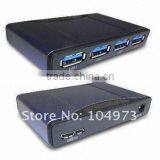 Shenzhen Factory High Speed Alunimun 4-Port USB 3.0 Usb Hub