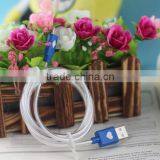 China Supplier Flash Light Cables and Wires LED Usb Cable for Huawei P9 thumbnail-2