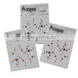 Festive Stars Temporary Tattoo With Crystals thumbnail-3