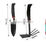 4-Piece Garden Tool Set.Two Different Trowel, Rake and Pruning Scissor thumbnail-2