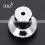 1 1/9 Inch Zinc Base Chrome Plated Amethyst Glass Knob thumbnail-5