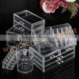 Injection Acrylic Cosmetic Display Organizer/acrylic Cosmetic Pop Display Drawers/acrylic Cosmetic Retail Display Stands