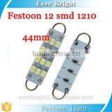 12V 44mm 1210 12-SMD Rigid Loop LED Bulb Dome Front Auto Led Lights Bulbs for Cars