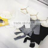 Short Sleeve Basic Color Polyblend Women Blank Shirts Back Hook thumbnail-1