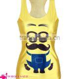 Wholesale Minnie Printed Tank Tops for Women Summer Workout thumbnail-5