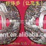 Hand Ground Blade Sharp Tachi Sword Full Tang Carven Dragon Tsuba thumbnail-3