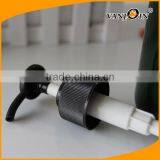 Empty 500ml Green Boston Round Plastic Lotion Bottle With Pump Dispenser thumbnail-5