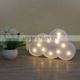 Promotion Gift White Cloud 11LED Home Room Wall Decoration Hanger Kids Children Baby Night Light thumbnail-3