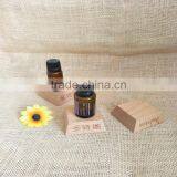 Stable Custom Painted Trapezoidal Beech Wood Display Stand Base for Essential Oil Bottles Customized Wood Trophy Base thumbnail-1