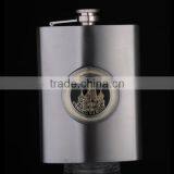 Hot Selling Stainless Steel Flagon, Hip Flask With Engraved Logo thumbnail-2