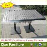 Outdoor plastic wood furniture coffee table