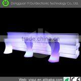 2017 Hot Sale PE Plastic Led Illuminated Furniture Table thumbnail-4