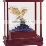 Gold Foil Owl Statue in Display Box Promotion Gift thumbnail-1
