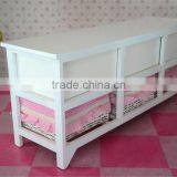 Small Antique Wooden Storage Cabinet in Living Room thumbnail-3