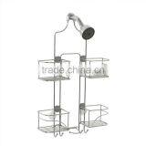 Metal Wire Hanging Bathroom Storage Rack Over The Door thumbnail-4