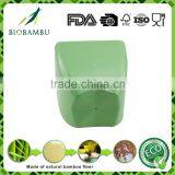 Quality Assurance Popular Biodegradable Rice Husk Flower Garden Pot With Tray thumbnail-2