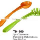 Fork and Spoon Set for Salad,plastic Tableware thumbnail-2