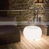 Rechargeable Multi Color Illuminated LED Round Table LED Furniture for Wedding Decoration thumbnail-4