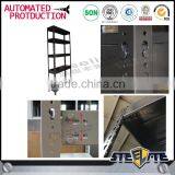 China Supply Metal Storage Rack Steel Display Rack 5 Layer Bananer Black Metal Rack thumbnail-4