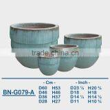 GLAZED CERAMIC OUTDOOR POT BN-G079 thumbnail-1