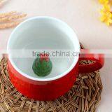 Santa Snowman Christmas Tree Coffee Mug for Christmas thumbnail-4