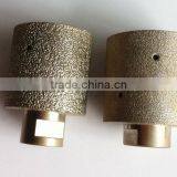 Vacuum Brazed Diamond Drilling Finger Router Bits for Stones thumbnail-1
