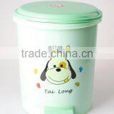 Big Size Foot Pedal Customized Logo Plastic Dust Bin thumbnail-2