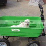 900-lb Capacity Heavy Duty Plastic Garden Dump Cart