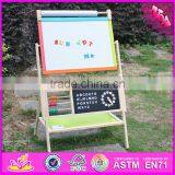 2016 New Design Double-sided Children Wooden Adjustable Drawing Board W12B103 thumbnail-4
