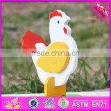 2017 новый продукт - забавные трехмерные деревянные головоломки с изображением животного - курицы для детей W14G044 thumbnail-5