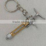 Syringe Keychain , Folding, Gold Plated thumbnail-1