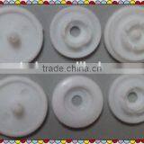White Plastic Snap Button thumbnail-2
