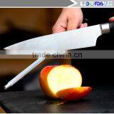 Chef's Knife and Sharpener - Professional Set by LK Kitchen - 8 Inch Stainless Steel Sharp Blade Kitchen Knife for the Home Cook thumbnail-4