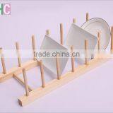Wooden Plate Dish Bowl Rack thumbnail-1
