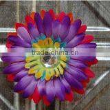 4" Rainbow Gerber Daisy Flower/hair Flower/fashion Daisy Flower thumbnail-1
